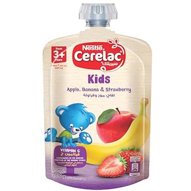 Cerelac Apple With Banana And Strawberry Baby Food, 110 Gm